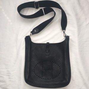 SOLD AUTH Hermes Evelyne Crossbody Bag 29cm